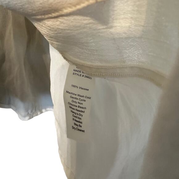 Soft Surroundings Ruffle Trim Blouse - Size XL - Picture 5 of 6